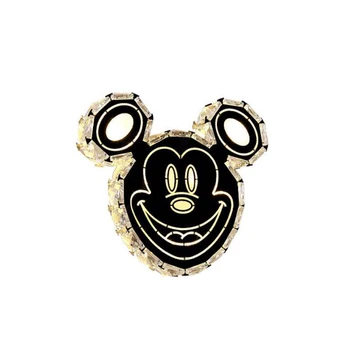 Mickey Style LED Crystal Wall Lamp AC85-265V Children Room LED Wall Lights Lighting Lamp Modern Simple Lighting Fixture
Mickey Style LED Crystal Wall Lamp AC85-265V Children Room LED Wall Lights Lighting Lamp Modern Simple Lighting Fixture