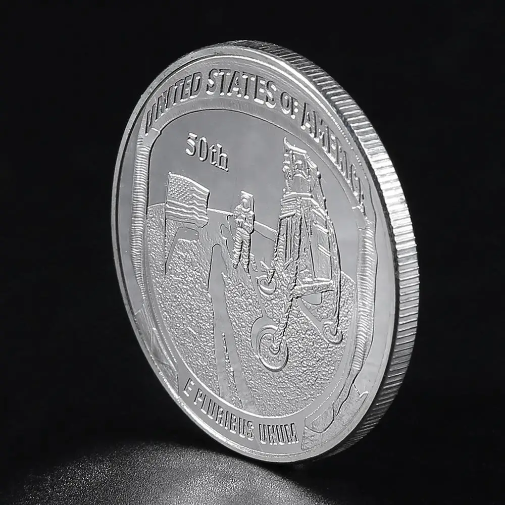 2019 50th Anniversary Apollo 11 Moon Landing Silver Commemorative Coin Gift Drop Shipping
2019 50th Anniversary Apollo 11 Moon Landing Silver Commemorative Coin Gift Drop Shipping
