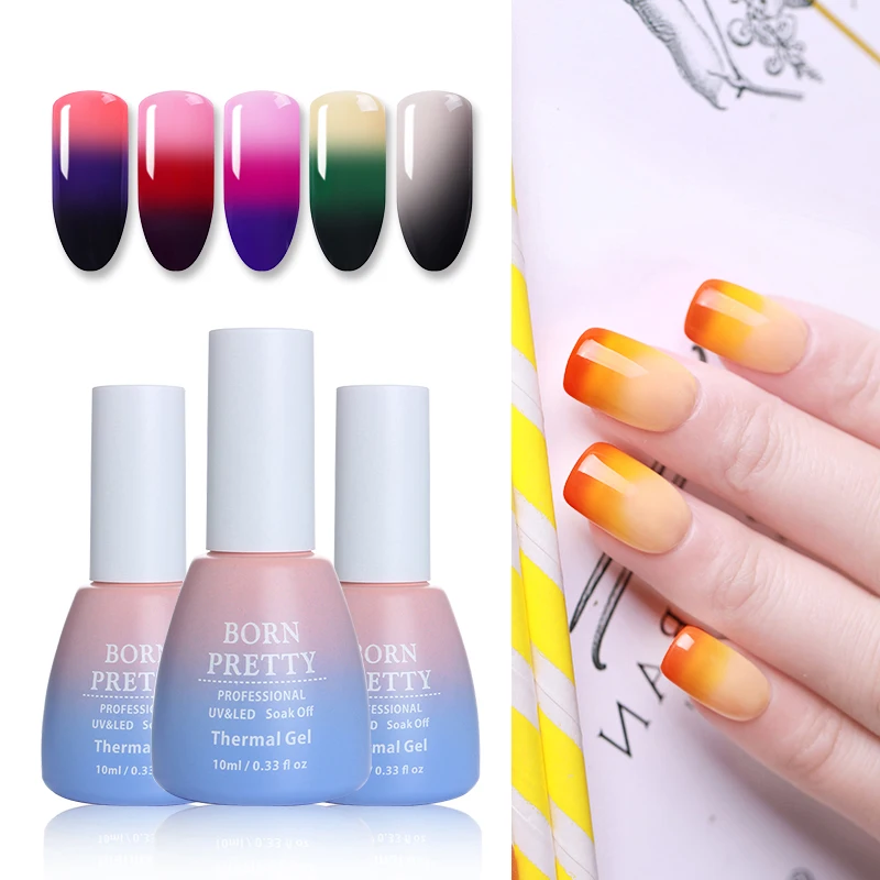 BORN PRETTY 10ml UV Gel 3 Colors Thermal Gel Nail Polish Temperature Color Changing Manicure Set Nail Art UV Gel Lacquer
BORN PRETTY 10ml UV Gel 3 Colors Thermal Gel Nail Polish Temperature Color Changing Manicure Set Nail Art UV Gel Lacquer