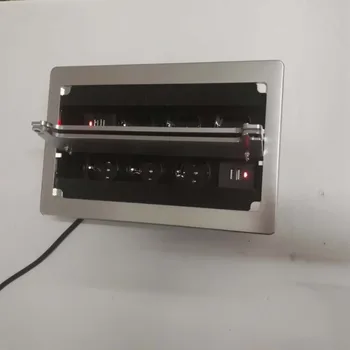 Double brush cover desktop socket/Aluminum socket/VGA,HDMI,network,RJ45 information Outlet box /Hidden desktop socket slow down
Double brush cover desktop socket/Aluminum socket/VGA,HDMI,network,RJ45 information Outlet box /Hidden desktop socket slow down