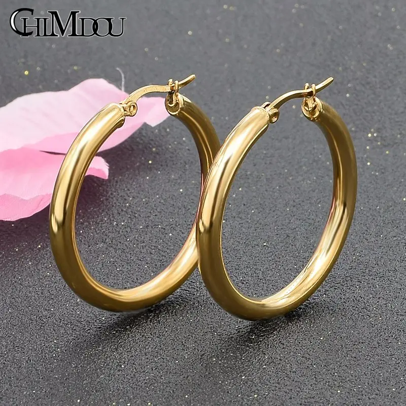 CHIMDOU charm stud earrings for women gold color trendy summer jewelry,top quality stainless steel accessories round earring
CHIMDOU charm stud earrings for women gold color trendy summer jewelry,top quality stainless steel accessories round earring