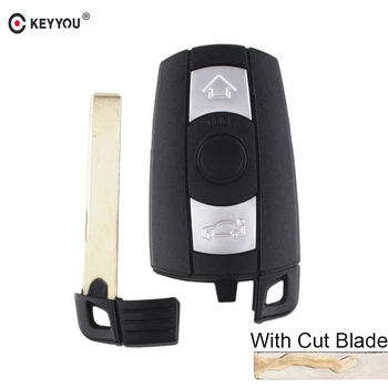KEYYOU Cut Blade 3 Button Smart Remote Key Case Shell For BMW 1 3 5 6 Series E90 E91 E92 E60 Keyless Entry Fob Car-Styling Cover
KEYYOU Cut Blade 3 Button Smart Remote Key Case Shell For BMW 1 3 5 6 Series E90 E91 E92 E60 Keyless Entry Fob Car-Styling Cover