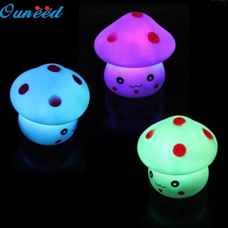 Ouneed Happy Gift Mushroom Shaped LED Lamp Night Light Nightlight Lamp Flashing Toy With Random Color
Ouneed Happy Gift Mushroom Shaped LED Lamp Night Light Nightlight Lamp Flashing Toy With Random Color