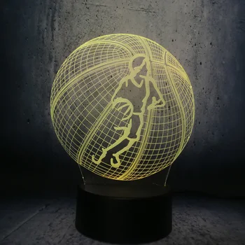 LED Night light Bastketball 3D Flash USB Base Bedroom Sleep Light 7 Color Change Boy Kids Christmas Gift Toys Desk Table Light
LED Night light Bastketball 3D Flash USB Base Bedroom Sleep Light 7 Color Change Boy Kids Christmas Gift Toys Desk Table Light