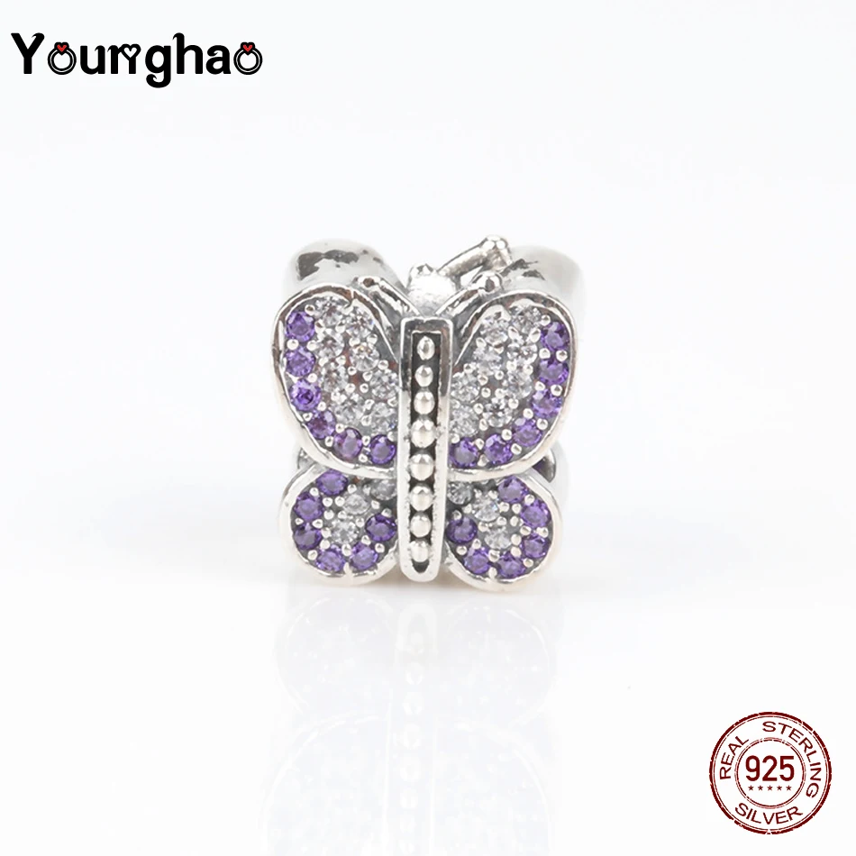 Younghao Authentic 925 Sterling Silver Butterfly Zircon Beads Fit Original Pan Charm Bracelet DIY Jewelry Making Gifts for Women
Younghao Authentic 925 Sterling Silver Butterfly Zircon Beads Fit Original Pan Charm Bracelet DIY Jewelry Making Gifts for Women