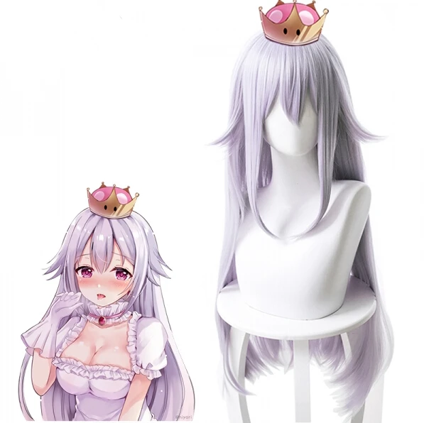 Game Super Mary Brothers Boosette Wig Pumprincess the Princess of Ghosts Wigs Hair for Women Cosplay Headwear Synthetic Hair
Game Super Mary Brothers Boosette Wig Pumprincess the Princess of Ghosts Wigs Hair for Women Cosplay Headwear Synthetic Hair