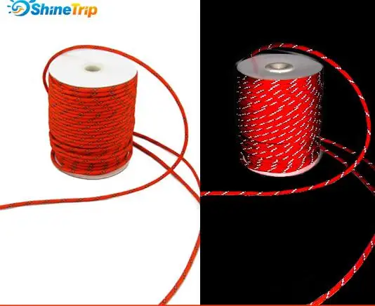 5MM Diameter Reflective String Windproof Tent Rope Guy Line For Camping Tent Kits Camping Rope for Tents 007
5MM Diameter Reflective String Windproof Tent Rope Guy Line For Camping Tent Kits Camping Rope for Tents 007