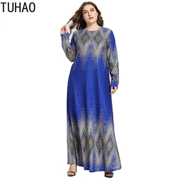 TUHAO 2019 Plus Size 3XL 4XL Women Vintage Printed Muslim Dress Maxi Long Autumn Winter Print Knit Party Dresses Vestidos LZ14
TUHAO 2019 Plus Size 3XL 4XL Women Vintage Printed Muslim Dress Maxi Long Autumn Winter Print Knit Party Dresses Vestidos LZ14