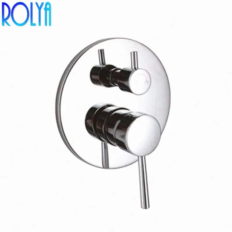 Rolya Ronda Wall Mounted Mixer Control Valve for Shower or Bath Bathroom Shower Trim Two Function Diverter Chrome
Rolya Ronda Wall Mounted Mixer Control Valve for Shower or Bath Bathroom Shower Trim Two Function Diverter Chrome