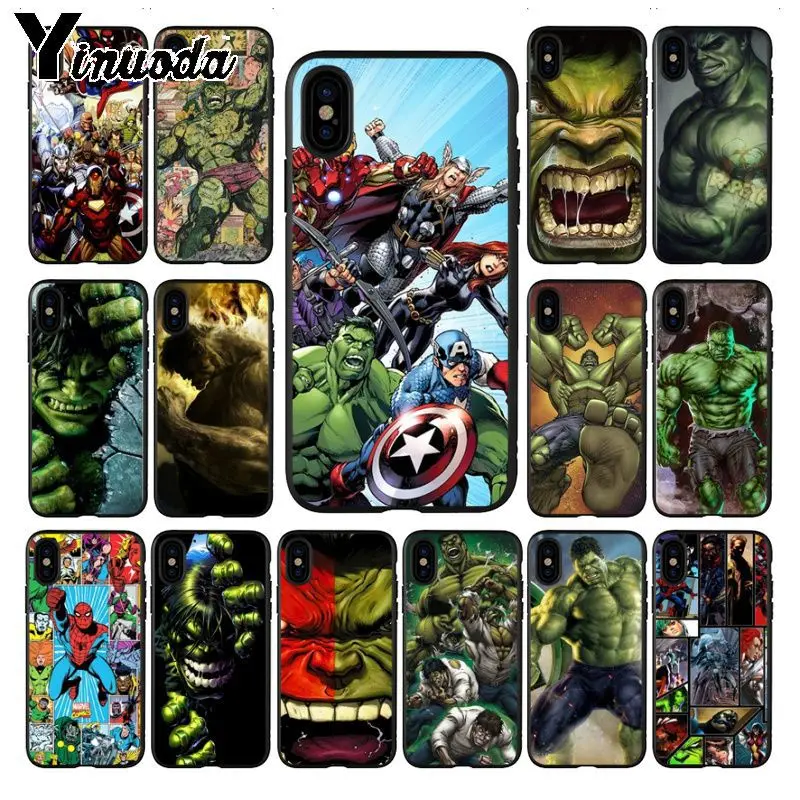 Yinuoda Marvel Comics Hulk giants Robert Bruce Black Soft Phone case Cover for iphone X XS MAX 5 6S SE 7 8 plus XR Mobile Cases
Yinuoda Marvel Comics Hulk giants Robert Bruce Black Soft Phone case Cover for iphone X XS MAX 5 6S SE 7 8 plus XR Mobile Cases