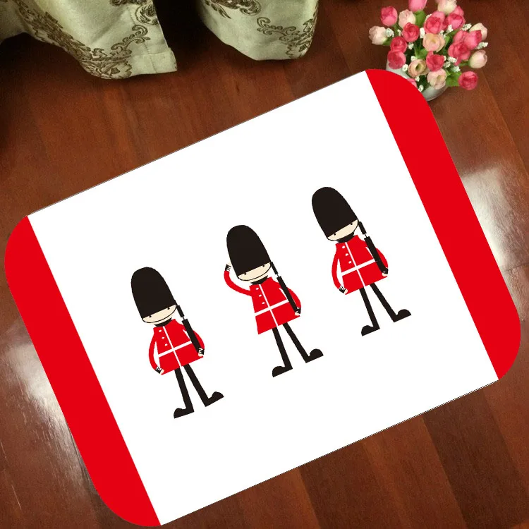 Mats Anti Slip Floor Mat Fashion London royal guard cartoon Carpet Printed Pattern Carpet Rug for Bathroom Door Living Room
Mats Anti Slip Floor Mat Fashion London royal guard cartoon Carpet Printed Pattern Carpet Rug for Bathroom Door Living Room