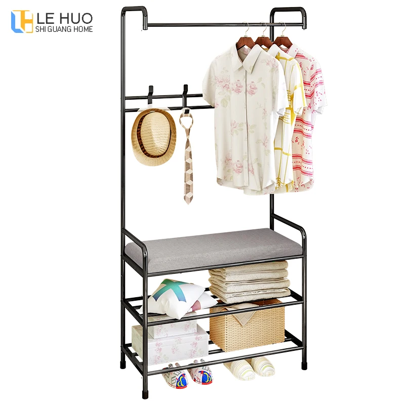 Simple Coat Rack with Chair cushion Assembly can be removed Hanging storage clothes hanger wardrobe bedroom Furniture
Simple Coat Rack with Chair cushion Assembly can be removed Hanging storage clothes hanger wardrobe bedroom Furniture