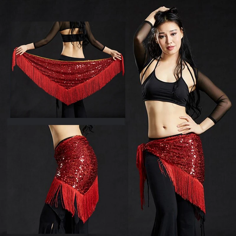 9 Colors Belly Dance Clothes Accessories Long Tassel Triangle Belts Belly Dance Hip Scarf Sequin Hip Belt for Women
9 Colors Belly Dance Clothes Accessories Long Tassel Triangle Belts Belly Dance Hip Scarf Sequin Hip Belt for Women