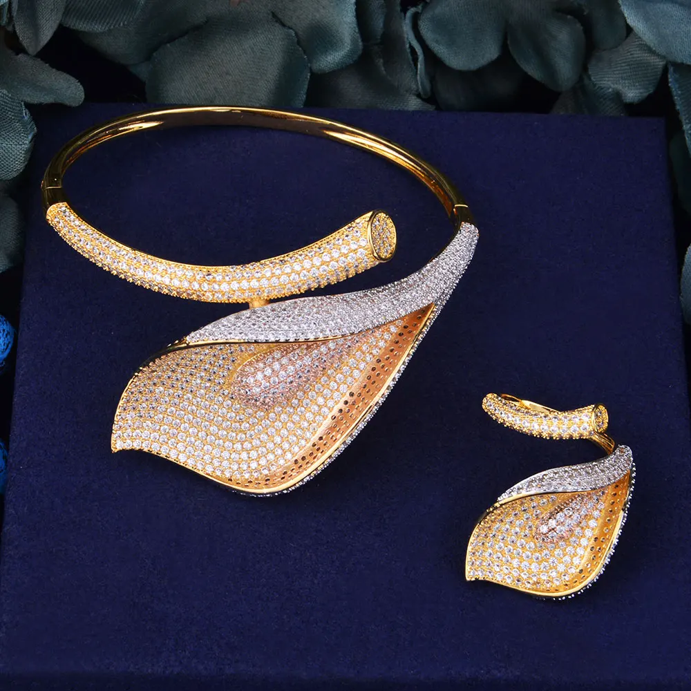 GODKI Lily Flowers Leaf Luxury Full Micro AAA Cubic Zirconia Geometry Design Women Bracelet Bangle Ring Set Dress Jewelry Sets
GODKI Lily Flowers Leaf Luxury Full Micro AAA Cubic Zirconia Geometry Design Women Bracelet Bangle Ring Set Dress Jewelry Sets