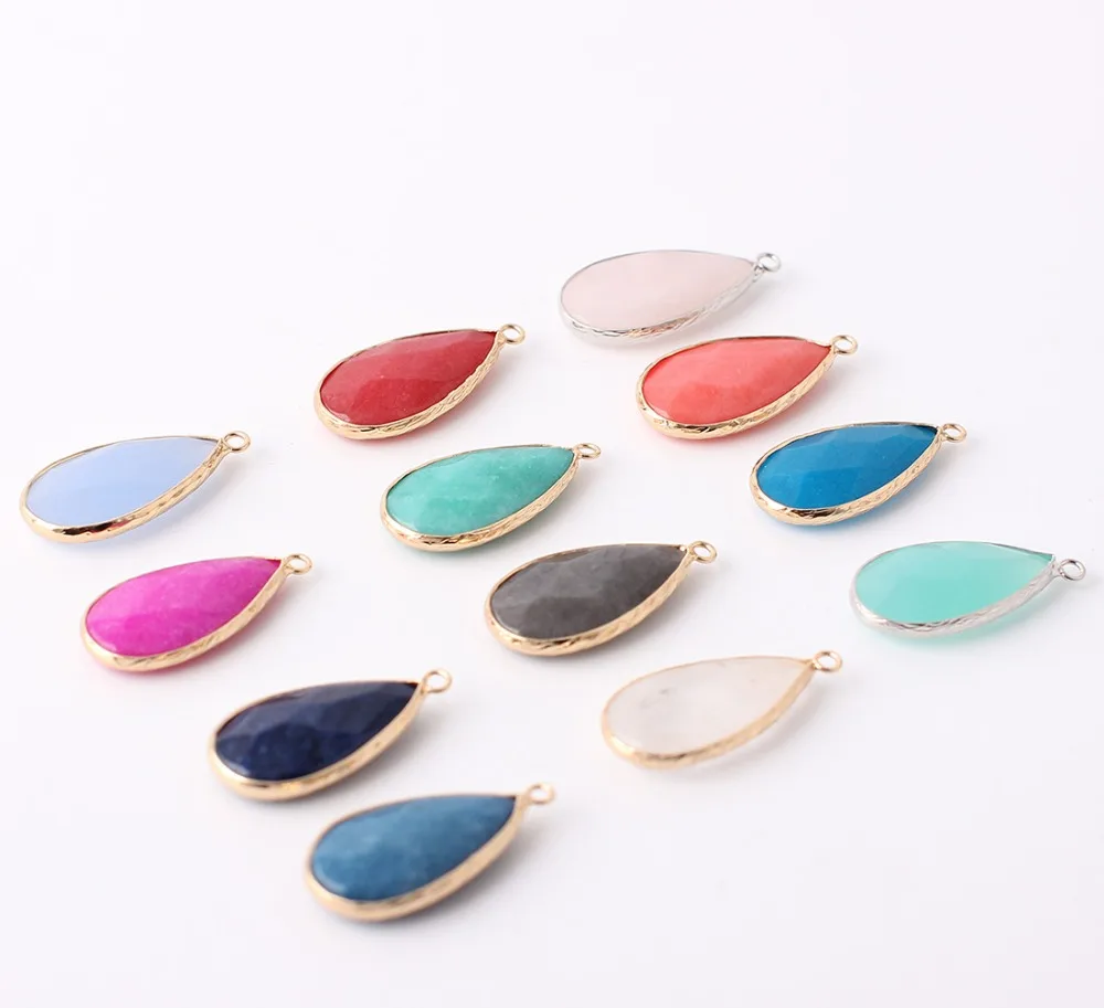 Beadsland Colorful Water Drop Nature Stone Pendant DIY Necklace Bracelet Girl Gift 36541
Beadsland Colorful Water Drop Nature Stone Pendant DIY Necklace Bracelet Girl Gift 36541