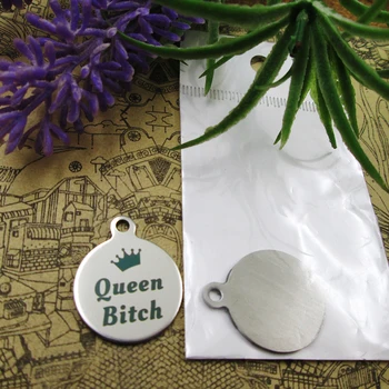20pcs--"Queen Bitch"stainless steel charms 5 styles for choosing DIY Charms for necklace bracelets
20pcs--"Queen Bitch"stainless steel charms 5 styles for choosing DIY Charms for necklace bracelets