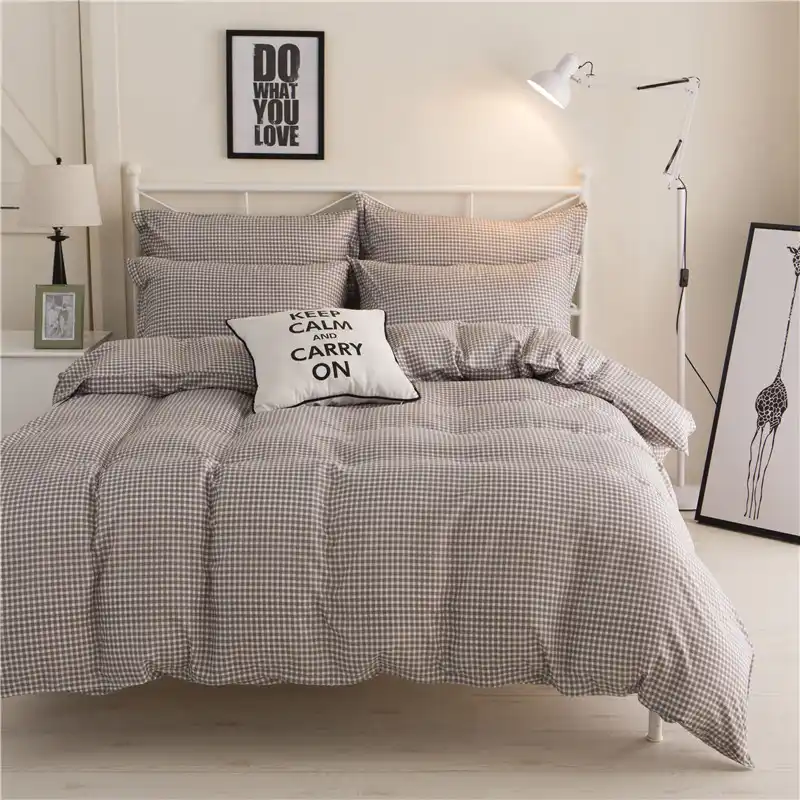 Newest Geometric Pattern Polyester Bedding Sets Hot Sales Duvet