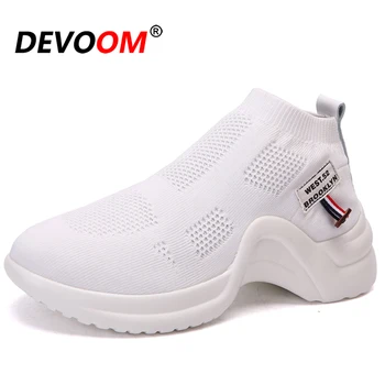 2019 Woman Platform Shoes White Sneakers Women Running Shoes flyknit High Top Sport Shoes Woman Breathable Mesh Socks Sneakers
2019 Woman Platform Shoes White Sneakers Women Running Shoes flyknit High Top Sport Shoes Woman Breathable Mesh Socks Sneakers
