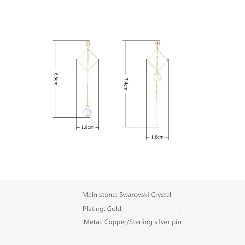korean asymmetrical earring-3