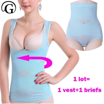 PRAYGER 2pcs/set Women Slimming Full Body Shapewear Set Lift Breast Shaper Top Lift Butt Control Panties
PRAYGER 2pcs/set Women Slimming Full Body Shapewear Set Lift Breast Shaper Top Lift Butt Control Panties