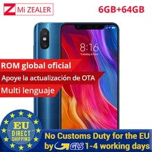 Global Rom Xiaomi Mi 8 Mi8 6GB RAM 64GB ROM Smartphone Snapdragon 845 6.21 inch 2248x1080 Face ID Dual Rear Camera 12MP(China)