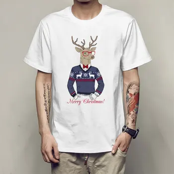 CostumeBuy Christmas Costume Christmas deer Printed T Shirt Modal T-shirt Men Women Top Tees Clothes White Shirts
CostumeBuy Christmas Costume Christmas deer Printed T Shirt Modal T-shirt Men Women Top Tees Clothes White Shirts