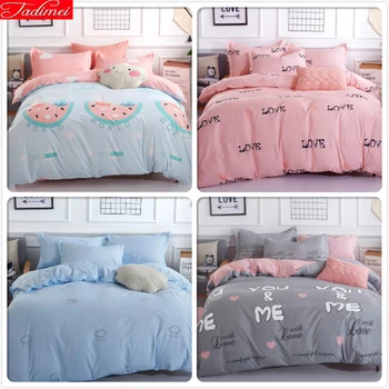 Pink Blue AB Side Plaid Kids Single Size Bedlinens 3pcs 4pcs Bedding Set Double Queen King Duvet Cover 1.8m 2.0m Beds Flat Sheet
Pink Blue AB Side Plaid Kids Single Size Bedlinens 3pcs 4pcs Bedding Set Double Queen King Duvet Cover 1.8m 2.0m Beds Flat Sheet