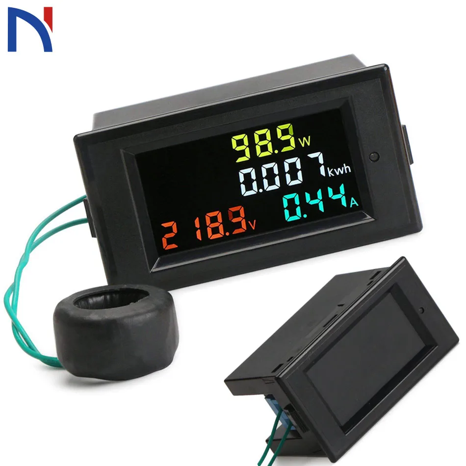 Digital AC80-300V 100A Volt Amp Meter with Transformer Coil AC 220V Voltage Current Indicator Power Meter 220V Energy Monitor
Digital AC80-300V 100A Volt Amp Meter with Transformer Coil AC 220V Voltage Current Indicator Power Meter 220V Energy Monitor