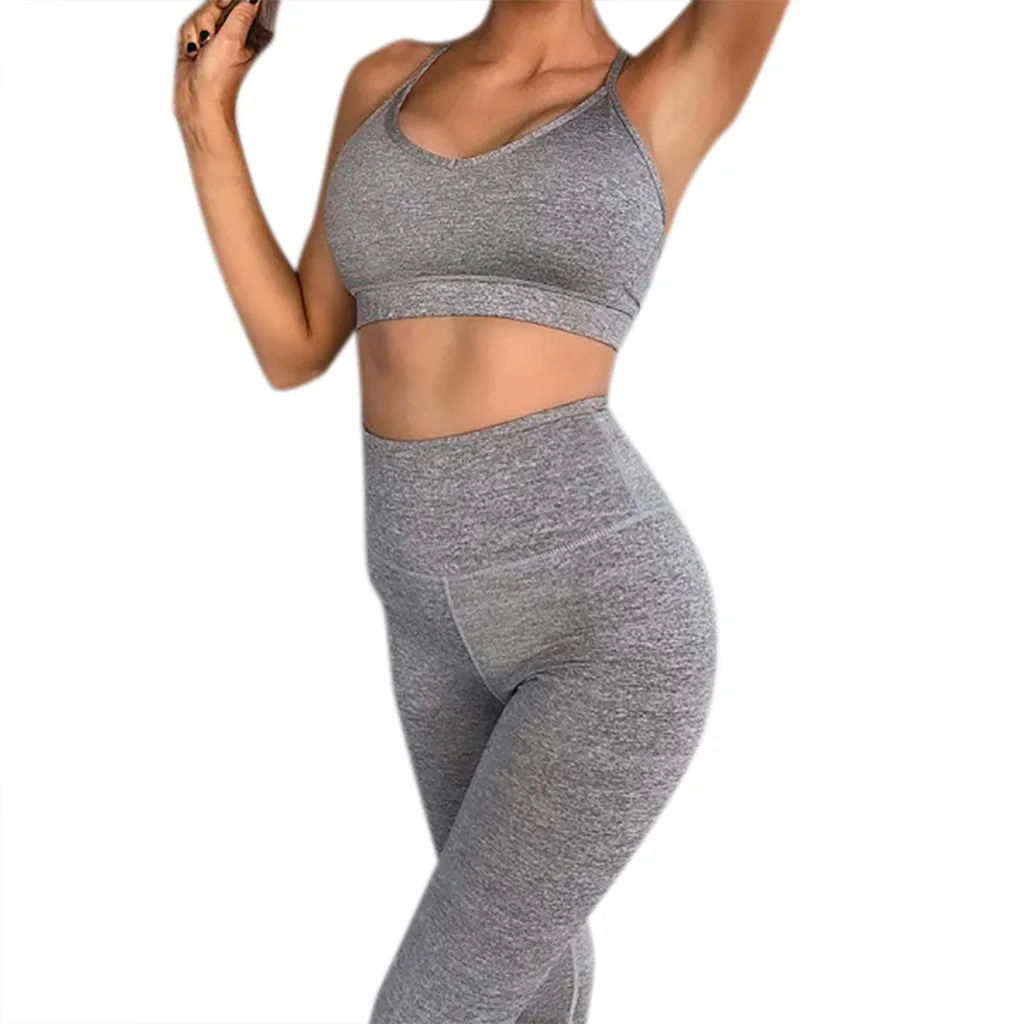 JAYCOSIN Women Set Clothes Sexy Tights Two Piece Set Off Shoulder Vest Top And Long Pants Fitness Jogging Sports Outfits
JAYCOSIN Women Set Clothes Sexy Tights Two Piece Set Off Shoulder Vest Top And Long Pants Fitness Jogging Sports Outfits