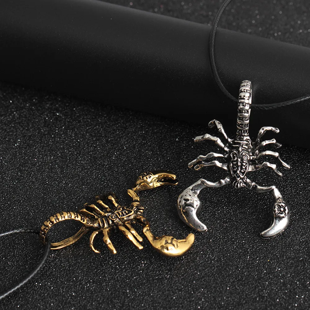 New Fashion Vintage Titanium Steel Silver Gold Scorpion Chain Pendant Necklace High Quality Jewelry Accessories Choker Torque
New Fashion Vintage Titanium Steel Silver Gold Scorpion Chain Pendant Necklace High Quality Jewelry Accessories Choker Torque