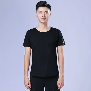 Men Ballroom Dance Top Black Short Sleeves Waltz Salsa Standard Dance Practice Tops Latin Tango Rumba Training Dancewear DC2054
Men Ballroom Dance Top Black Short Sleeves Waltz Salsa Standard Dance Practice Tops Latin Tango Rumba Training Dancewear DC2054