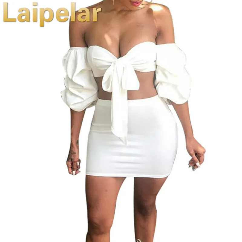 Laipelar women 2018 summer fashion off the shoulder 2 pieces mini dress puff sleeve tie-up sexy club wear dress for women
Laipelar women 2018 summer fashion off the shoulder 2 pieces mini dress puff sleeve tie-up sexy club wear dress for women