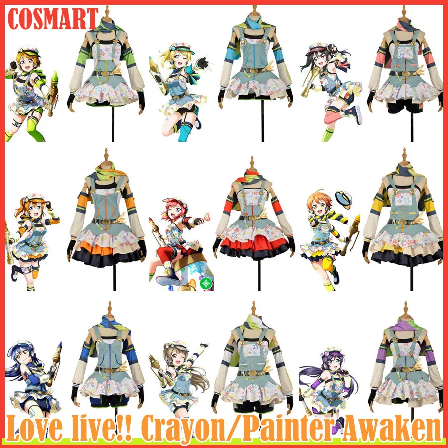 Collection!Anime Love Live Crayon/Painter Awaken All Members Summer Lolita Daily Cloth Cosplay Costume NEW 2018 free ship
Collection!Anime Love Live Crayon/Painter Awaken All Members Summer Lolita Daily Cloth Cosplay Costume NEW 2018 free ship