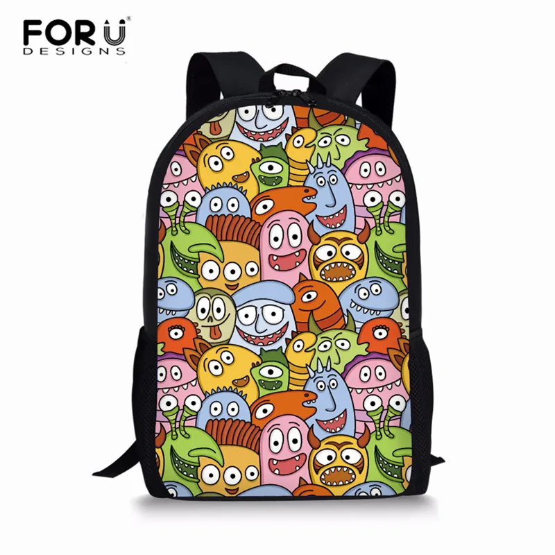 FORUDESIGNS Funny Cartoon Prints Schoolbag Backpack for Teenager Girls Children School Bag Kids Book Bag School Backpack Mochila
FORUDESIGNS Funny Cartoon Prints Schoolbag Backpack for Teenager Girls Children School Bag Kids Book Bag School Backpack Mochila