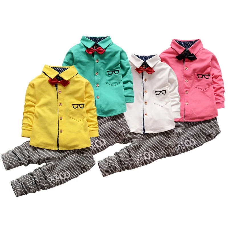 Baby 2 Pieces Clothes Sets Kids Children Glasses Bow Tie T-shirts + Pants Clothing Cotton Suit
Baby 2 Pieces Clothes Sets Kids Children Glasses Bow Tie T-shirts + Pants Clothing Cotton Suit