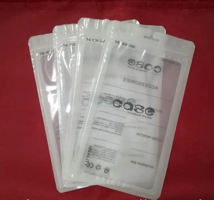 

3000pcs 13*24cm Zip Lock thick transparent dustproof plastic Bag White Clear Self Seal Zipper Plastic Retail Package poly Pouch