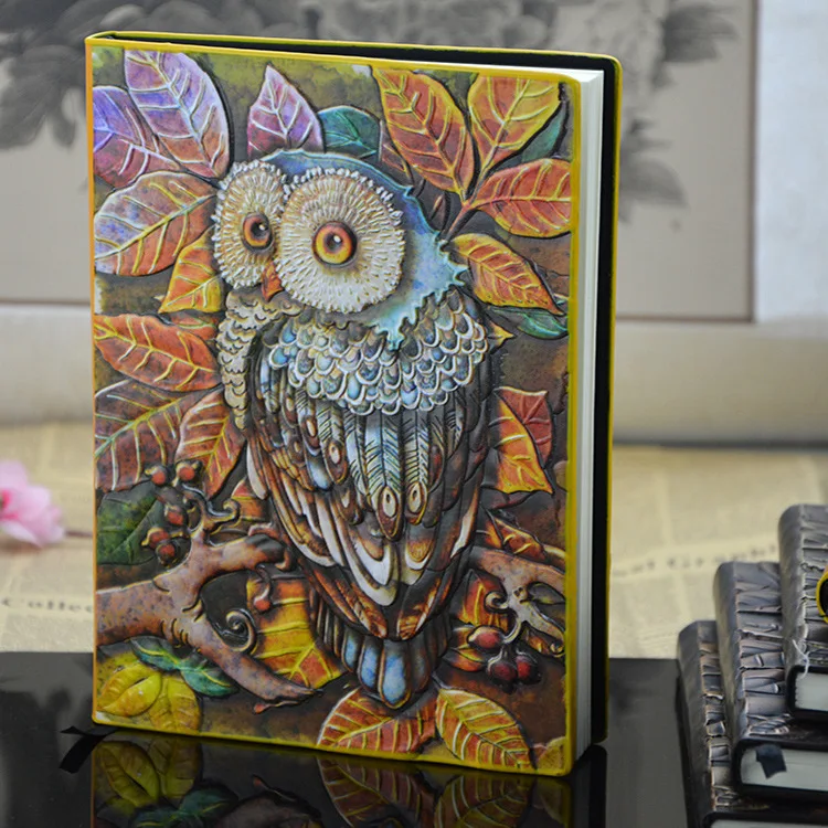 Vintage Handmade Diary Notebook Owl European Leather Notebook Travel Magazine Bible Book Planner School Office Supply Gifts
Vintage Handmade Diary Notebook Owl European Leather Notebook Travel Magazine Bible Book Planner School Office Supply Gifts