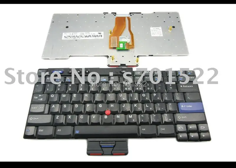 New Laptop keyboard for IBM Thinkpad R50 R50e R50p R51 R51e R52 T40 T41 T41p T42 T42p T43 (14.1 inch) Black US Version - 39T0581
New Laptop keyboard for IBM Thinkpad R50 R50e R50p R51 R51e R52 T40 T41 T41p T42 T42p T43 (14.1 inch) Black US Version - 39T0581