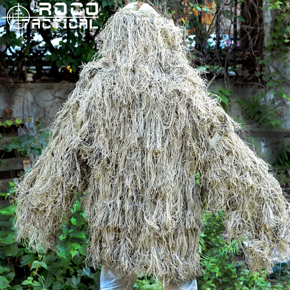 ROCOTACTICAL Military Sniper Desert Ghillie Top Lightweight Camouflage Airsoft Ghillie Ghillie Sniper BDU Jackets Woodland
ROCOTACTICAL Military Sniper Desert Ghillie Top Lightweight Camouflage Airsoft Ghillie Ghillie Sniper BDU Jackets Woodland