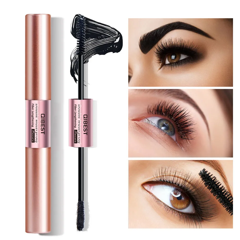 Double-end Mascara Double Effect Long Lasting Lengthening Curling Eyes Makeup Thick Lengthening Eye Lashes Cosmetics
Double-end Mascara Double Effect Long Lasting Lengthening Curling Eyes Makeup Thick Lengthening Eye Lashes Cosmetics