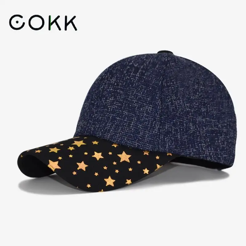 COKK Women's Baseball Cap Snapback Hats For Women Men Star Print Women Caps Casquette Hats Female Bone Hip Hop Cap Dad Hat
COKK Women's Baseball Cap Snapback Hats For Women Men Star Print Women Caps Casquette Hats Female Bone Hip Hop Cap Dad Hat