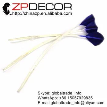 ZPDECOR 50pieces/lot 30-35cm(12-14inch) Handmade Beautiful Dyed Navy Blue Stripped Turkey Pointer Quill Wing Feather
ZPDECOR 50pieces/lot 30-35cm(12-14inch) Handmade Beautiful Dyed Navy Blue Stripped Turkey Pointer Quill Wing Feather