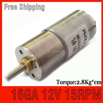 NEW 16MM high torque 15RPM 12V DC Gearmotor 12v motor dc gear brushless dc motor fan gearmotor boat speed control motor
NEW 16MM high torque 15RPM 12V DC Gearmotor 12v motor dc gear brushless dc motor fan gearmotor boat speed control motor