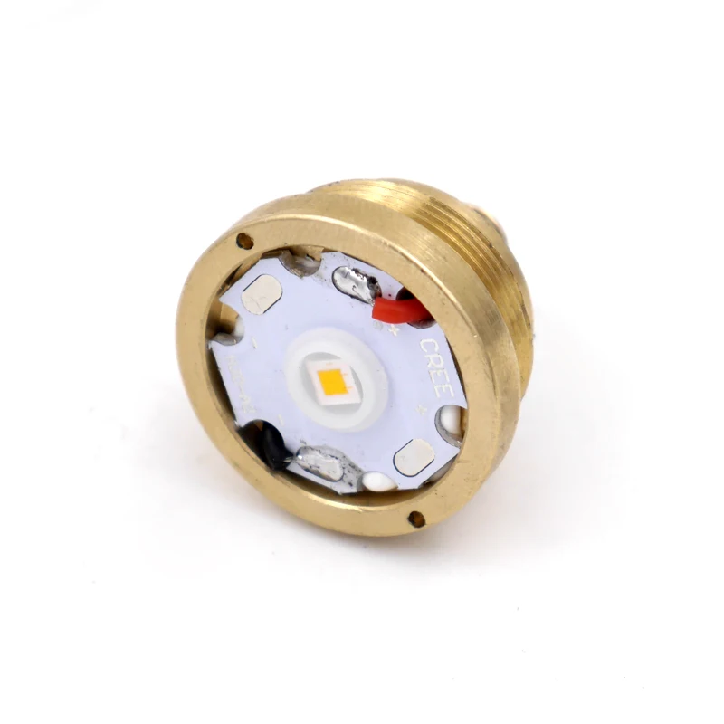 AMC7135 CREE XP-L HI V3-7A 3000K Warm White Copper Drop in module for DIY C8 flashlight Accessories
AMC7135 CREE XP-L HI V3-7A 3000K Warm White Copper Drop in module for DIY C8 flashlight Accessories