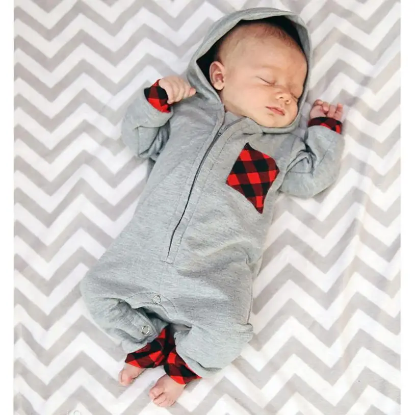 Newborn Infant Baby Boy Girl Clothing Plaid Hooded Infant Jumpsuit Rompers Outfits Clothes Breathable Infantil Babies Costumes
Newborn Infant Baby Boy Girl Clothing Plaid Hooded Infant Jumpsuit Rompers Outfits Clothes Breathable Infantil Babies Costumes
