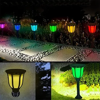 LED Solar Torch Flame Waterproof Garden Flickering Lamp Decor colorful Led Track Light Outdoor Lighting lampe solaire jardin
LED Solar Torch Flame Waterproof Garden Flickering Lamp Decor colorful Led Track Light Outdoor Lighting lampe solaire jardin