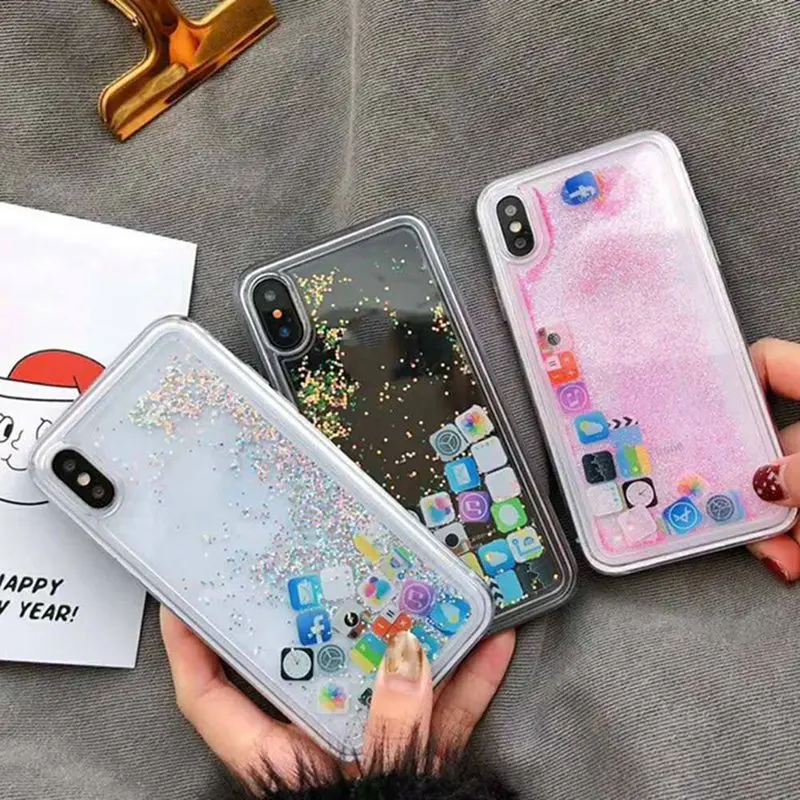 For iPhone X Liquid Hard PC Clear Phone Shell For iPhone X XS XR MAX Cases Quicksand Cover Cute
For iPhone X Liquid Hard PC Clear Phone Shell For iPhone X XS XR MAX Cases Quicksand Cover Cute