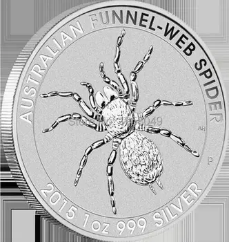 Sampel order,1pcs/lot 2015 1oz Australian Funnel Web Spider Silver Bullion coin $1 .999 in Capsule
Sampel order,1pcs/lot 2015 1oz Australian Funnel Web Spider Silver Bullion coin $1 .999 in Capsule