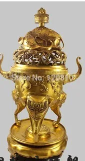 Bronze statue copper incense burner decoration elephant incense burner incense burner plate sandalwood furnace crafts
Bronze statue copper incense burner decoration elephant incense burner incense burner plate sandalwood furnace crafts