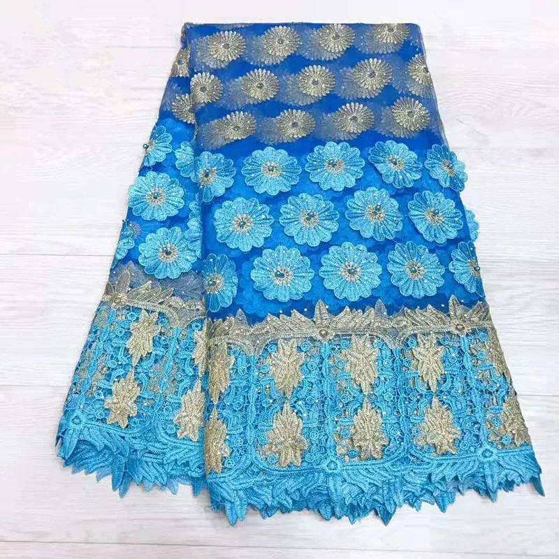 HFX Sky Blue/Gold African Laces Latest Embroidered Applique Wedding Dress Net Lace Indian Bridal French Tulle Fabric X1313-1
HFX Sky Blue/Gold African Laces Latest Embroidered Applique Wedding Dress Net Lace Indian Bridal French Tulle Fabric X1313-1